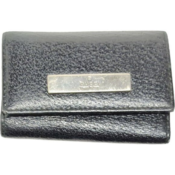 Gucci Key Case Black Leather - Picture 1 of 3
